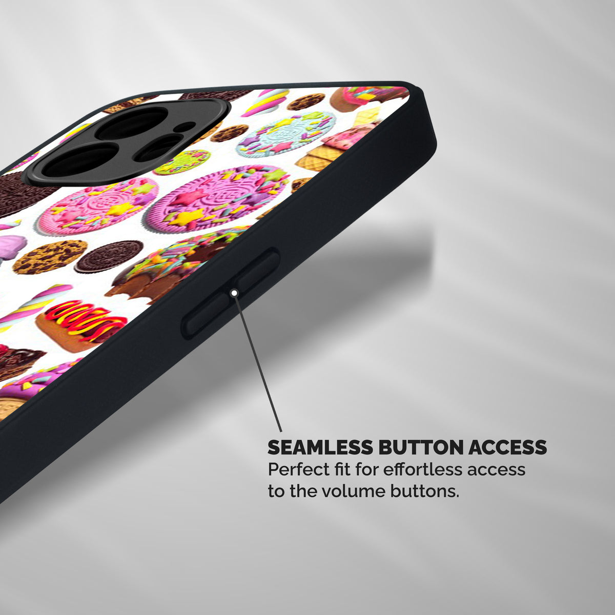 Sugar Rush Shockproof Hybrid Protection (Metal + TPU) Back Case Cover