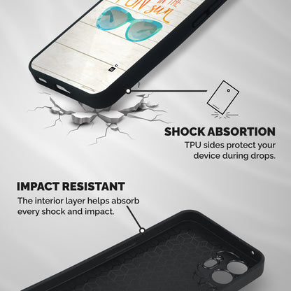 Sun Fun Shockproof Hybrid Protection (Metal + TPU) Back Case Cover