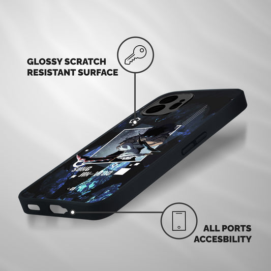 Sung Jinwoo In Battle Shockproof Hybrid Protection (Metal + TPU) Back Case Cover