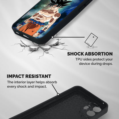 Super Saiyan God Shockproof Hybrid Protection (Metal + TPU) Back Case Cover