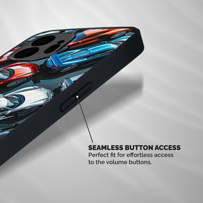 Supercar Club Shockproof Hybrid Protection (Metal + TPU) Back Case Cover