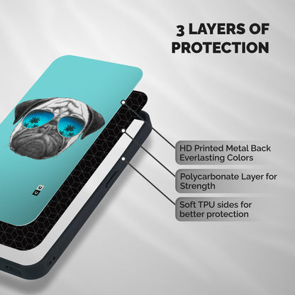 Swag Doggo Shockproof Hybrid Protection (Metal + TPU) Back Case Cover