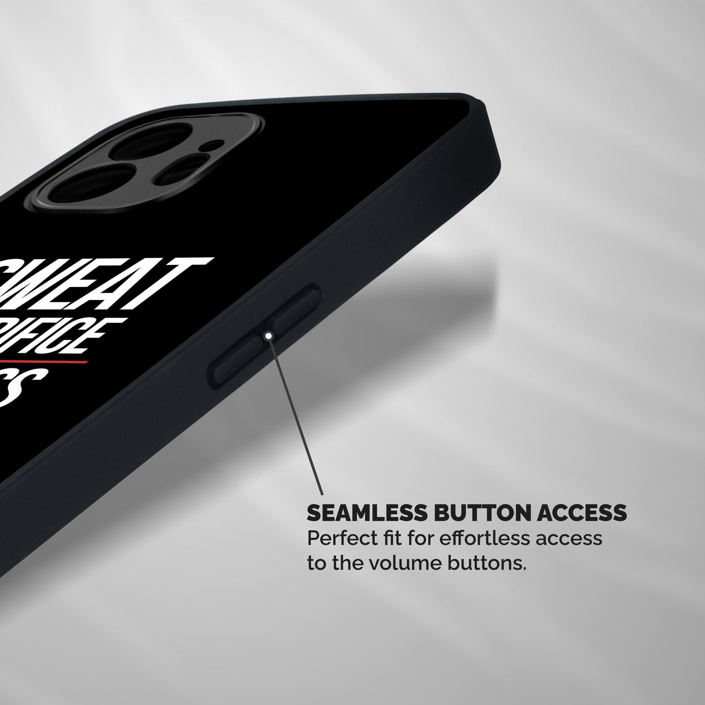 Sweat Sacrifice Success Shockproof Hybrid Protection (Metal + TPU) Back Case Cover