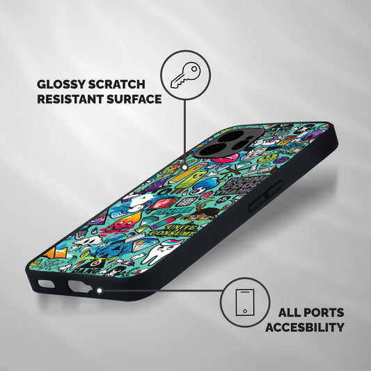 Sweet Candies Shockproof Hybrid Protection (Metal + TPU) Back Case Cover