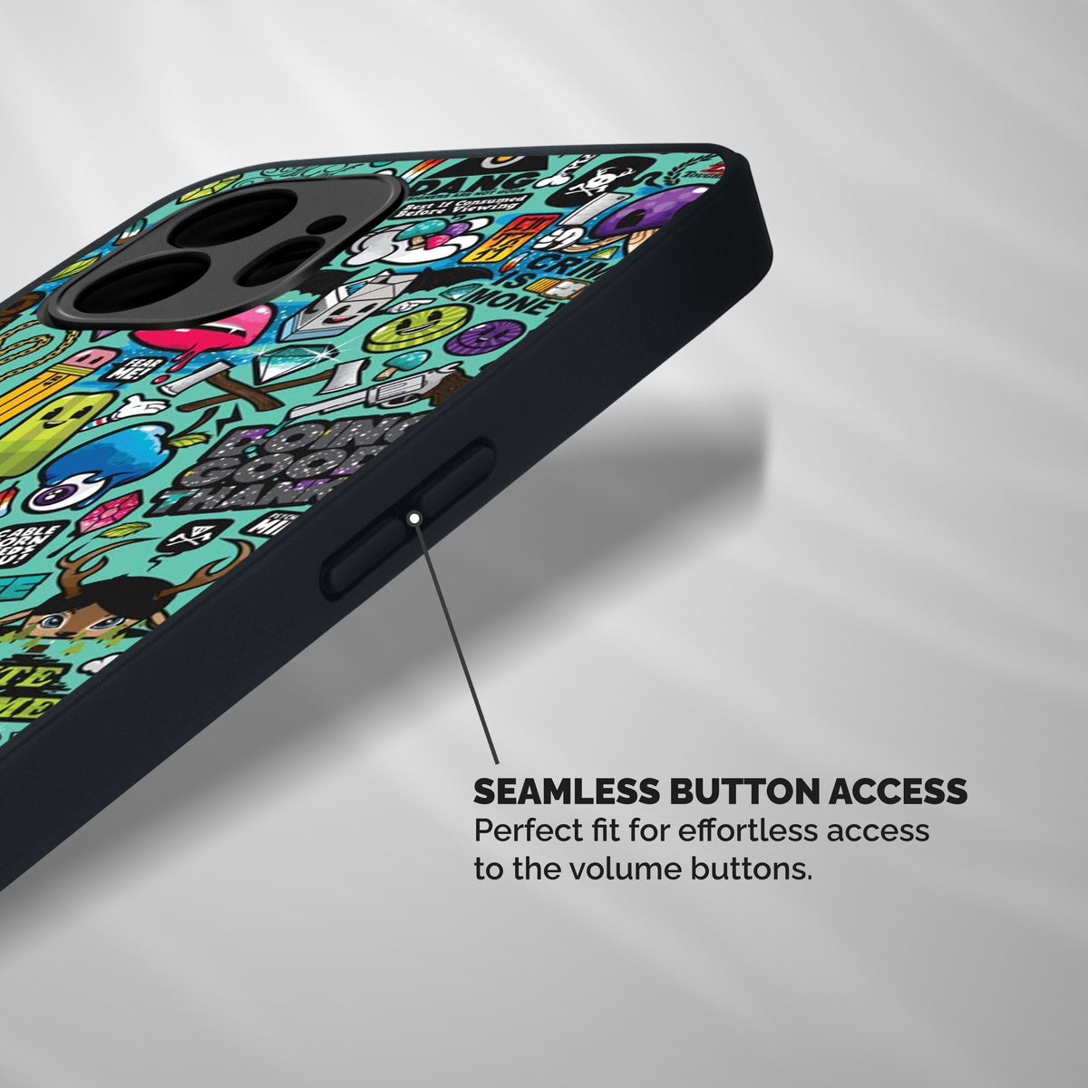 Sweet Candies Shockproof Hybrid Protection (Metal + TPU) Back Case Cover