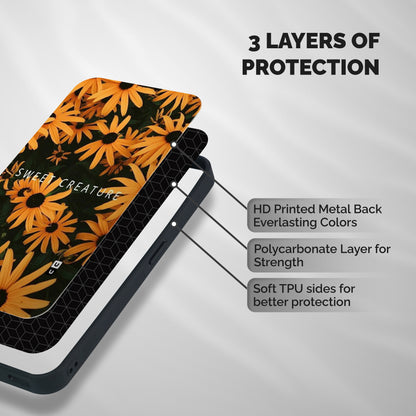 Sweet Creature Shockproof Hybrid Protection (Metal + TPU) Back Case Cover