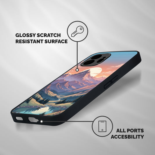 Sweet Evening Shockproof Hybrid Protection (Metal + TPU) Back Case Cover