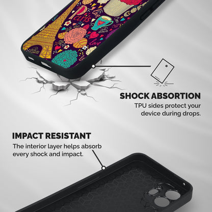Sweet Love Shockproof Hybrid Protection (Metal + TPU) Back Case Cover
