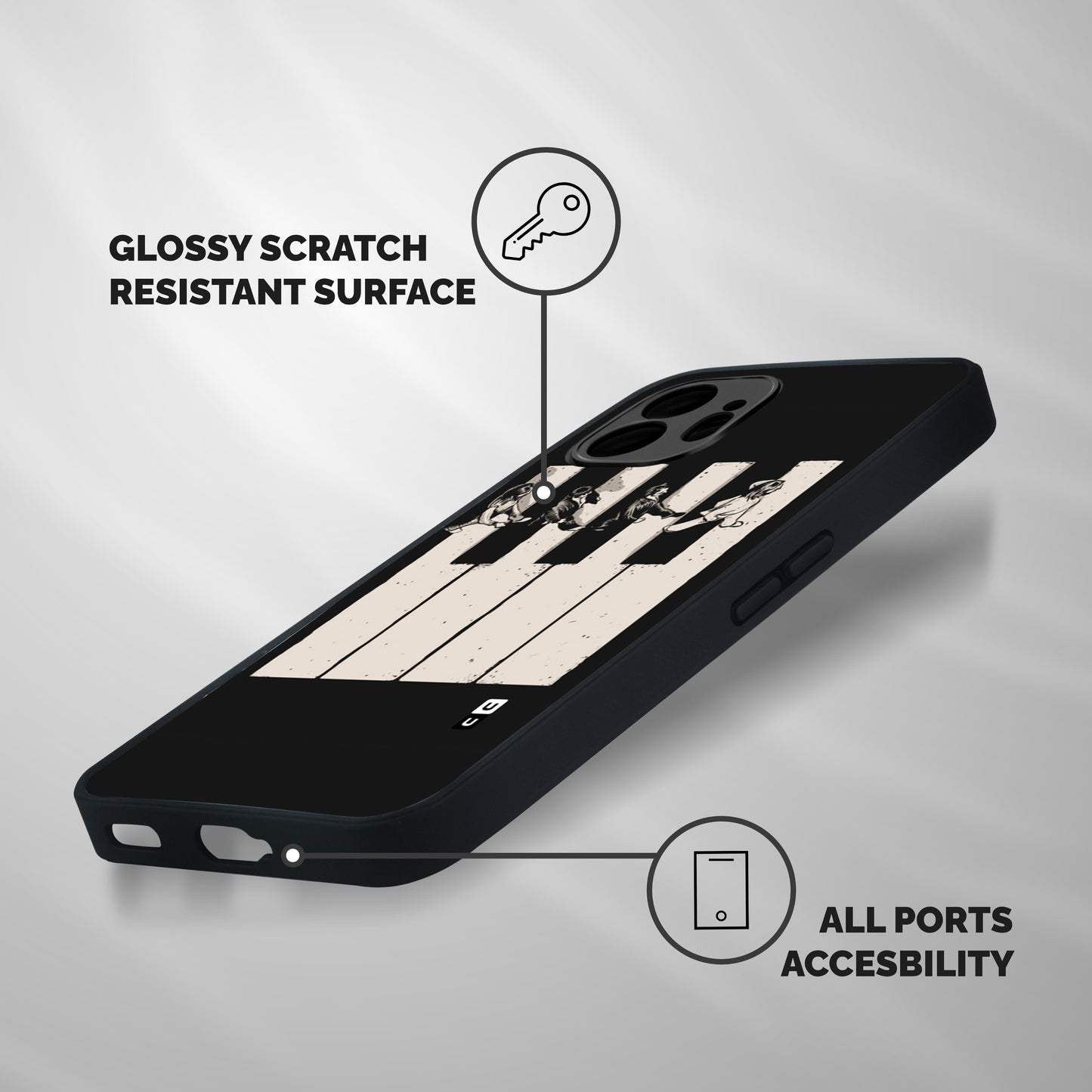 Talk A Walk Shockproof Hybrid Protection (Metal + TPU) Back Case Cover