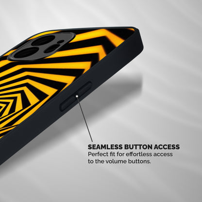 Taxi Pattern Shockproof Hybrid Protection (Metal + TPU) Back Case Cover