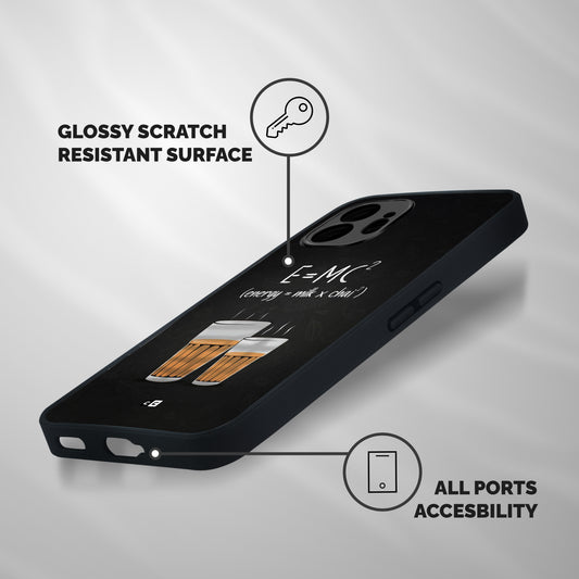 Tea Formula Shockproof Hybrid Protection (Metal + TPU) Back Case Cover