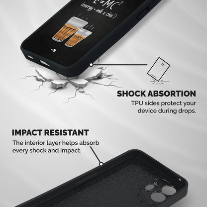 Tea Formula Shockproof Hybrid Protection (Metal + TPU) Back Case Cover