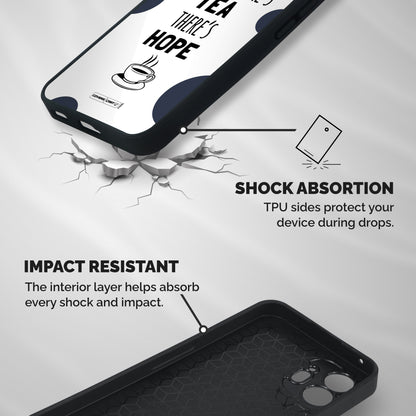 Tea Hope Shockproof Hybrid Protection (Metal + TPU) Back Case Cover
