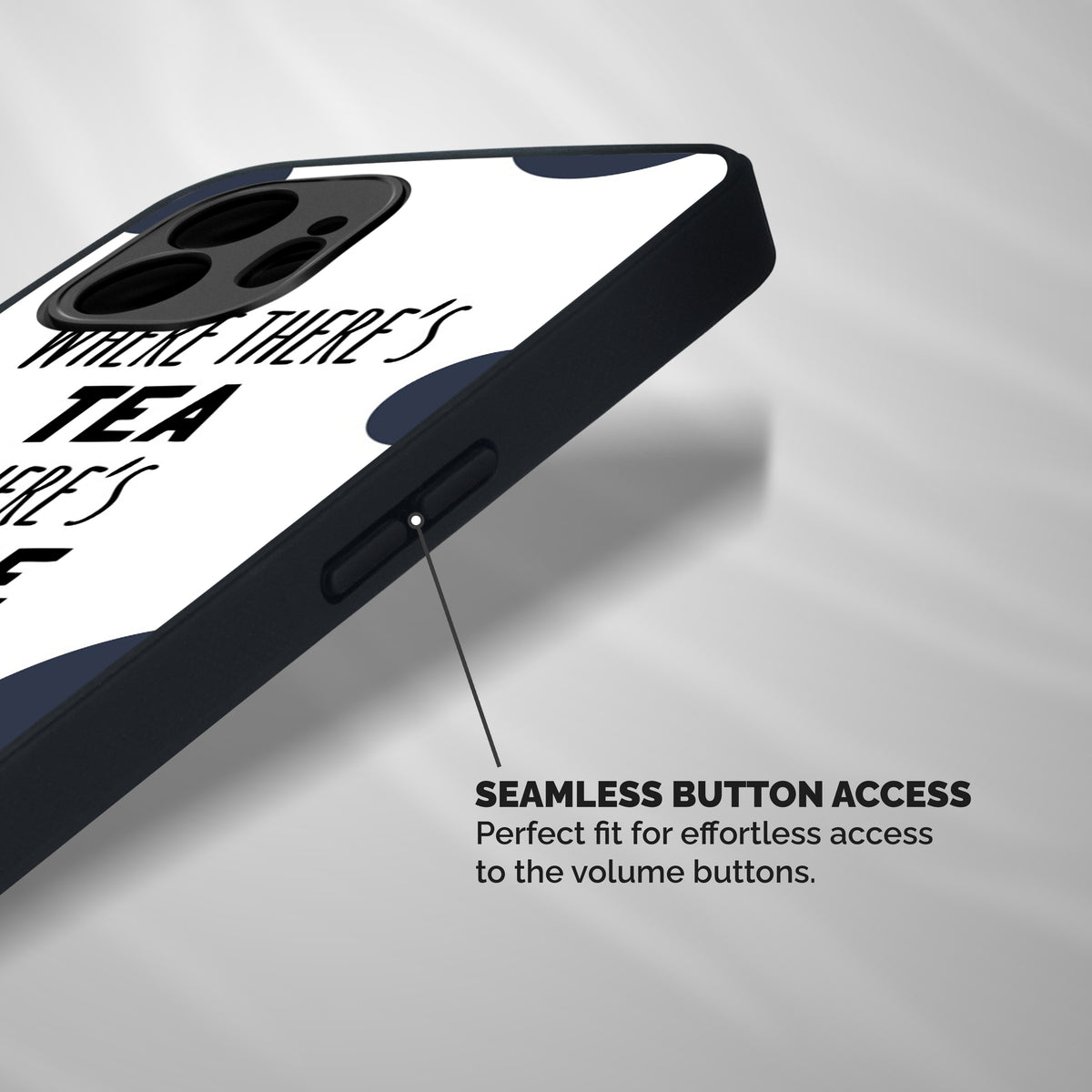Tea Hope Shockproof Hybrid Protection (Metal + TPU) Back Case Cover
