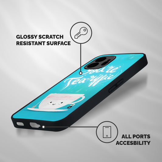 Tea-rific Shockproof Hybrid Protection (Metal + TPU) Back Case Cover