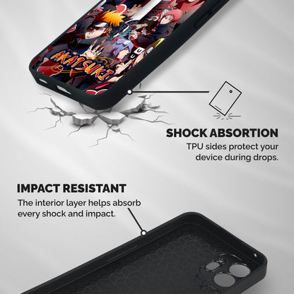 Team Akatsuki Shockproof Hybrid Protection (Metal + TPU) Back Case Cover