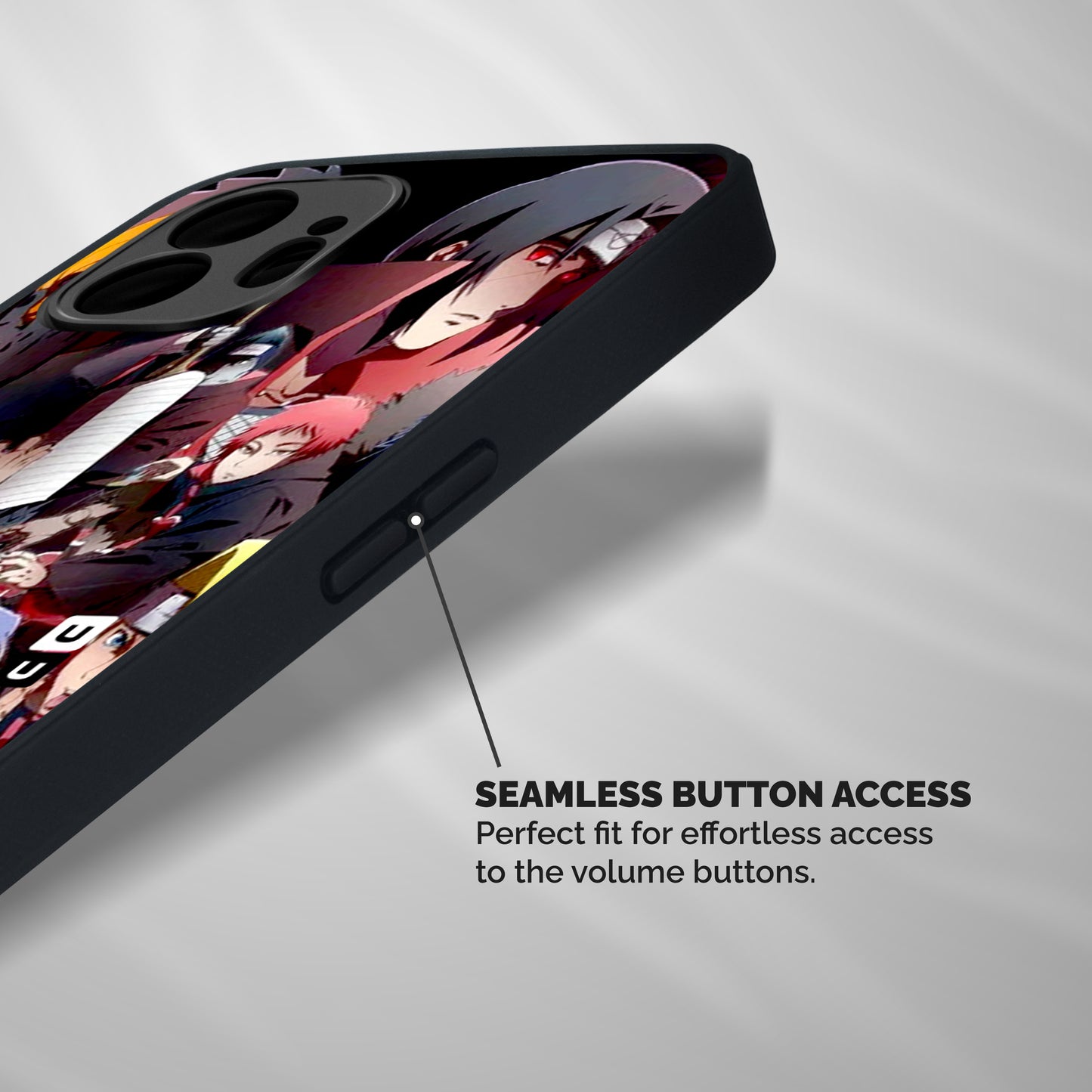 Team Akatsuki Shockproof Hybrid Protection (Metal + TPU) Back Case Cover