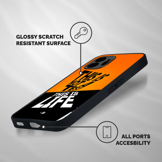 Test Life Shockproof Hybrid Protection (Metal + TPU) Back Case Cover