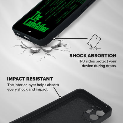 The Codefather Shockproof Hybrid Protection (Metal + TPU) Back Case Cover