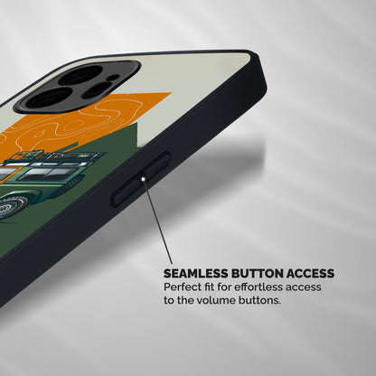 The Defence Car Shockproof Hybrid Protection (Metal + TPU) Back Case Cover