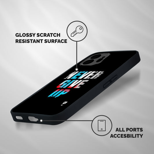 The Determined Shockproof Hybrid Protection (Metal + TPU) Back Case Cover