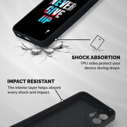 The Determined Shockproof Hybrid Protection (Metal + TPU) Back Case Cover