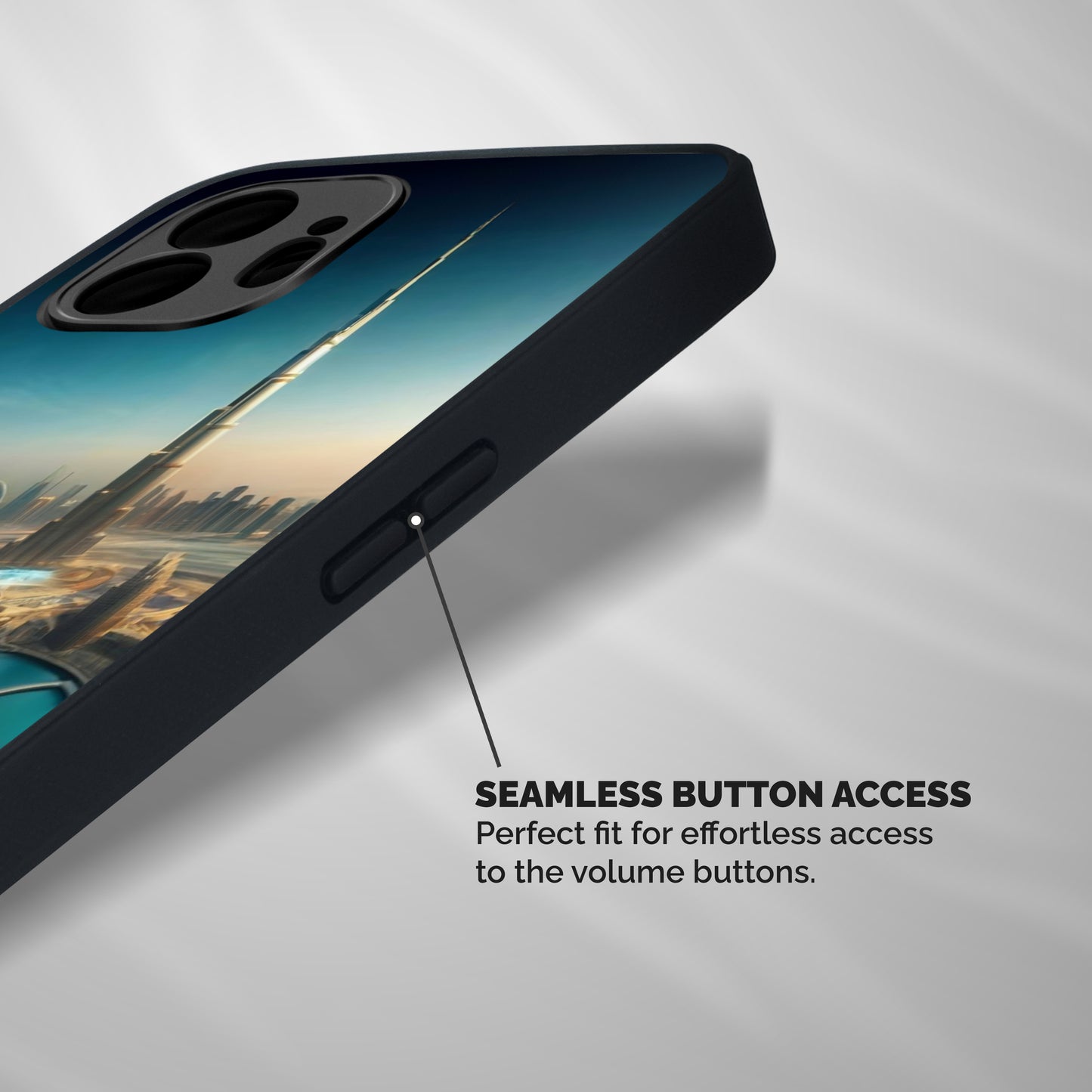 The Dubai Shockproof Hybrid Protection (Metal + TPU) Back Case Cover