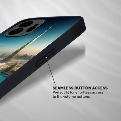 The Dubai Shockproof Hybrid Protection (Metal + TPU) Back Case Cover