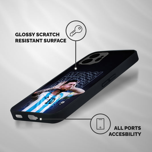 The Football Genius Shockproof Hybrid Protection (Metal + TPU) Back Case Cover