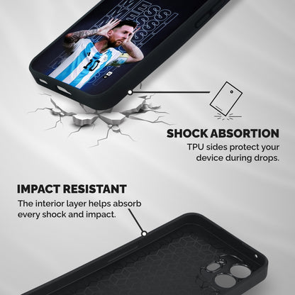 The Football Genius Shockproof Hybrid Protection (Metal + TPU) Back Case Cover