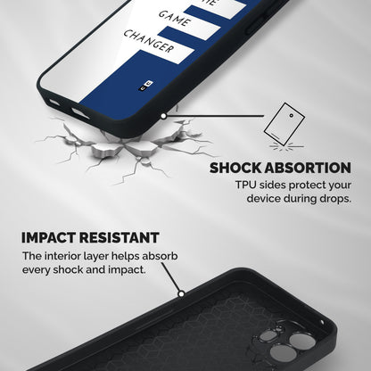 The Game Changer Shockproof Hybrid Protection (Metal + TPU) Back Case Cover