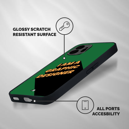 The Graphic Designer Shockproof Hybrid Protection (Metal + TPU) Back Case Cover