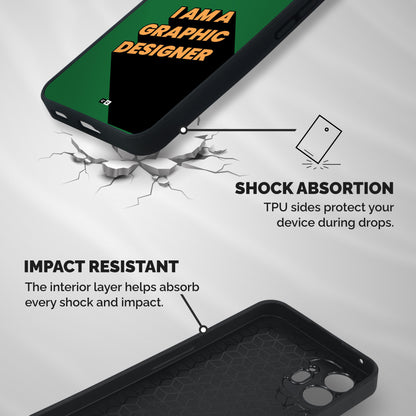 The Graphic Designer Shockproof Hybrid Protection (Metal + TPU) Back Case Cover