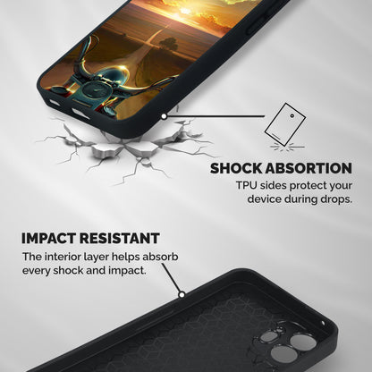 The Long Ride Shockproof Hybrid Protection (Metal + TPU) Back Case Cover