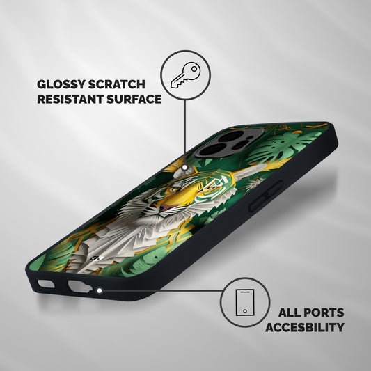 The Nature Tiger Shockproof Hybrid Protection (Metal + TPU) Back Case Cover