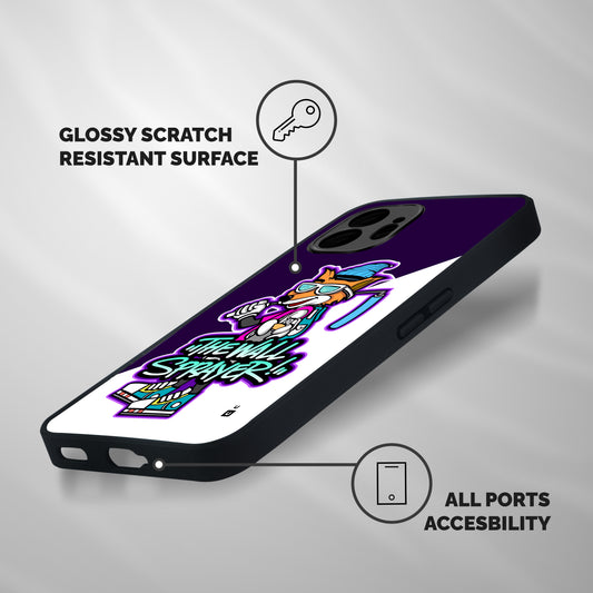 The Wall Sprayer Shockproof Hybrid Protection (Metal + TPU) Back Case Cover