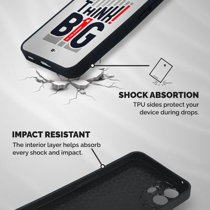 Think Big Shockproof Hybrid Protection (Metal + TPU) Back Case Cover