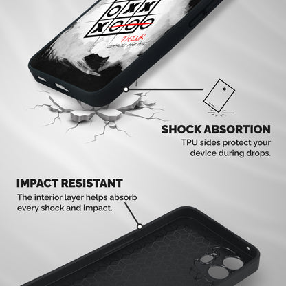 Think Box Shockproof Hybrid Protection (Metal + TPU) Back Case Cover