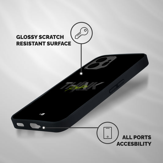 Think Positive Only Shockproof Hybrid Protection (Metal + TPU) Back Case Cover