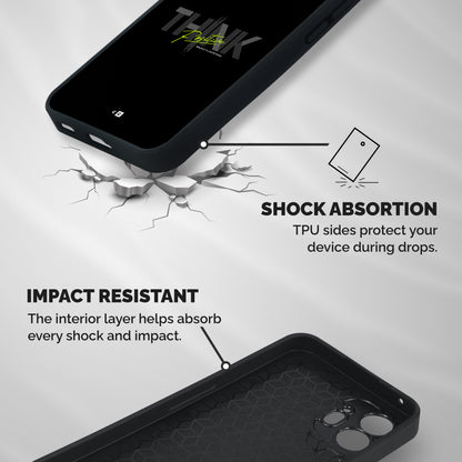 Think Positive Only Shockproof Hybrid Protection (Metal + TPU) Back Case Cover