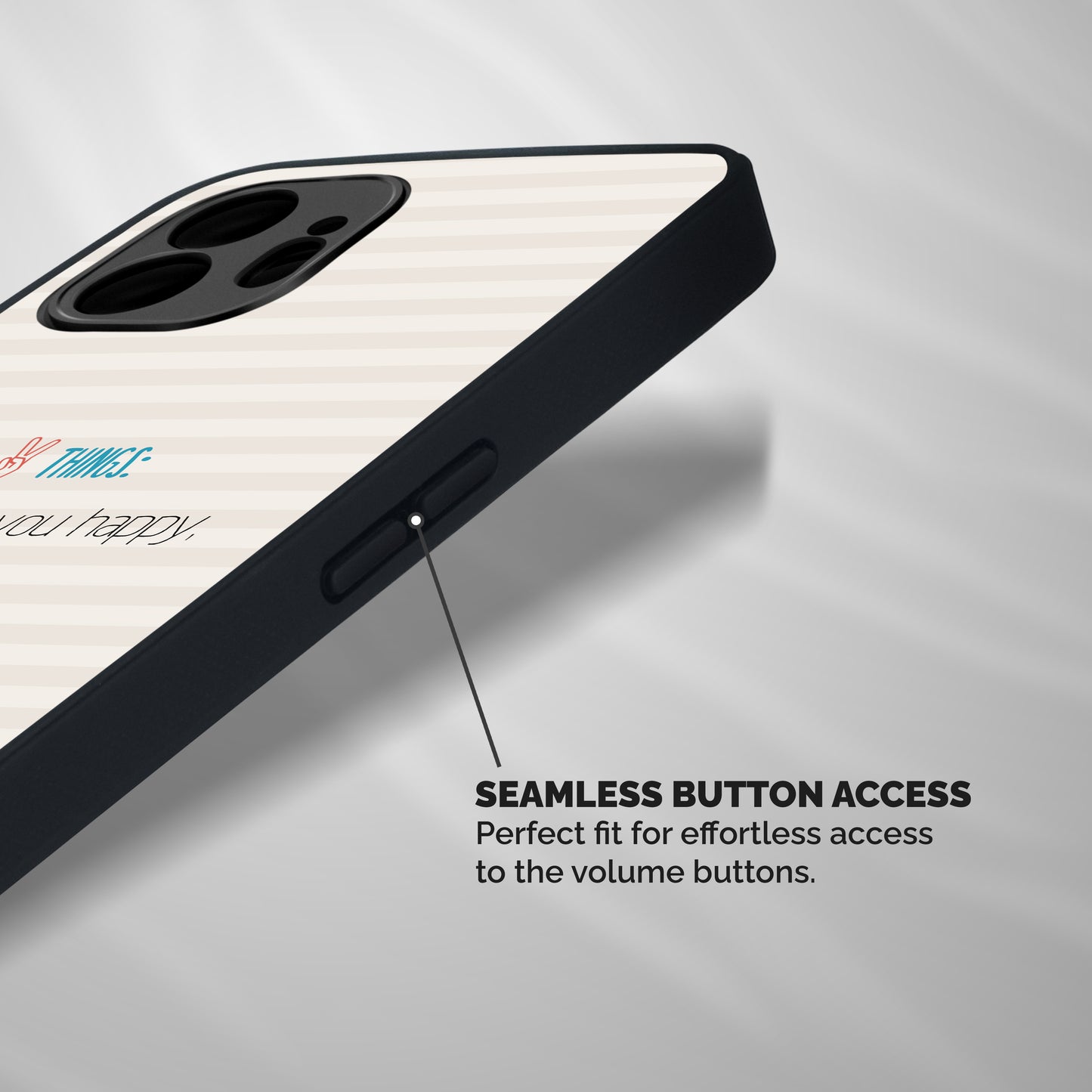 Think Then Shockproof Hybrid Protection (Metal + TPU) Back Case Cover
