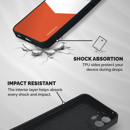 Three Colour Pattern Shockproof Hybrid Protection (Metal + TPU) Back Case Cover