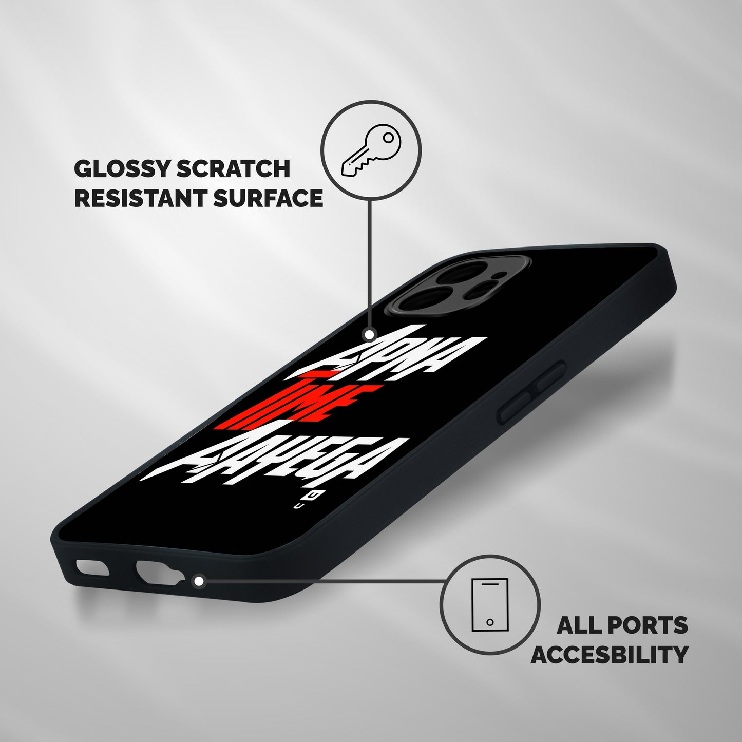 Time Aayega Shockproof Hybrid Protection (Metal + TPU) Back Case Cover