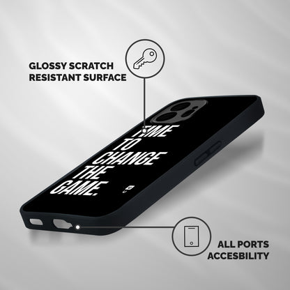 Time to Change the Game Shockproof Hybrid Protection (Metal + TPU) Back Case Cover