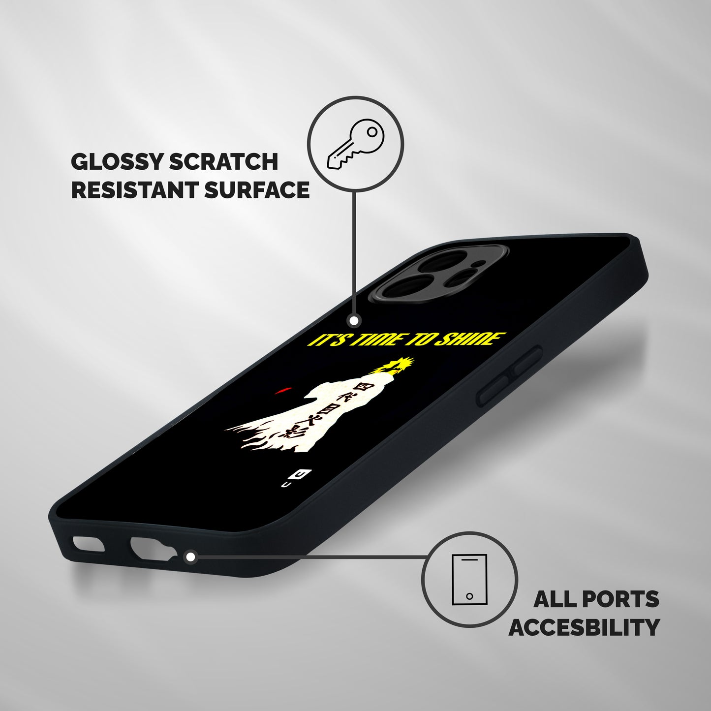 Time To Shine Shockproof Hybrid Protection (Metal + TPU) Back Case Cover