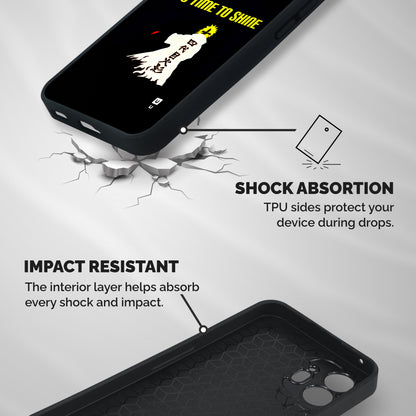 Time To Shine Shockproof Hybrid Protection (Metal + TPU) Back Case Cover
