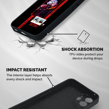 Tokyo Ghoul Kaneki Art Shockproof Hybrid Protection (Metal + TPU) Back Case Cover