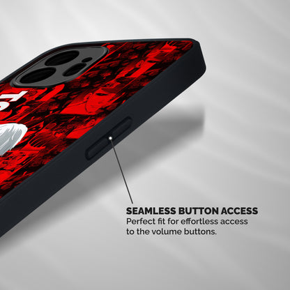 Tokyo Ghuoul Kaneki Shockproof Hybrid Protection (Metal + TPU) Back Case Cover