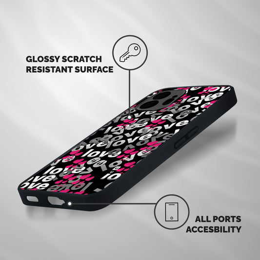 Too Much Love Shockproof Hybrid Protection (Metal + TPU) Back Case Cover