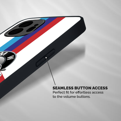 Track Supercar Shockproof Hybrid Protection (Metal + TPU) Back Case Cover